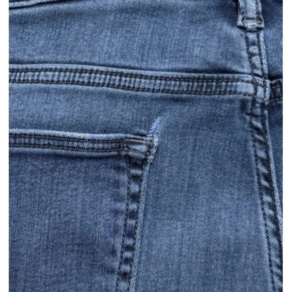 Banana Republic Traveler Jeans Mens 35x30 Blue Denim Stretch Regular Straight